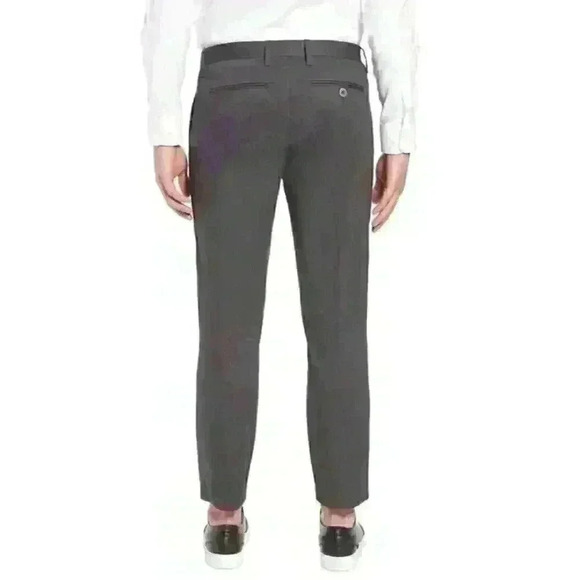 NEW! Ted Baker Men's 30R Cliftro Piece-Dyed Cotton Trousers NWT $219 - Picture 2 of 3